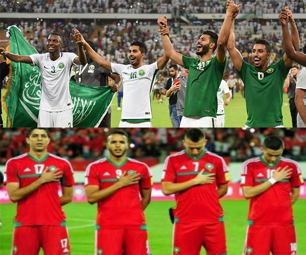 السعودية و المغرب في كأس العالم