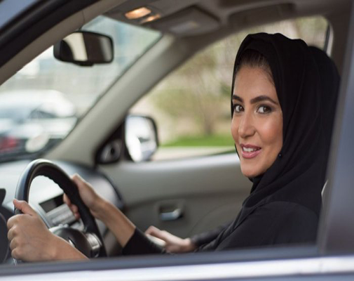 قيادة السيارة السعودية