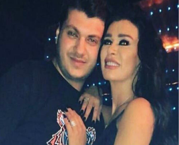 نادين الراسي مع ابنها مارك حدشيتي