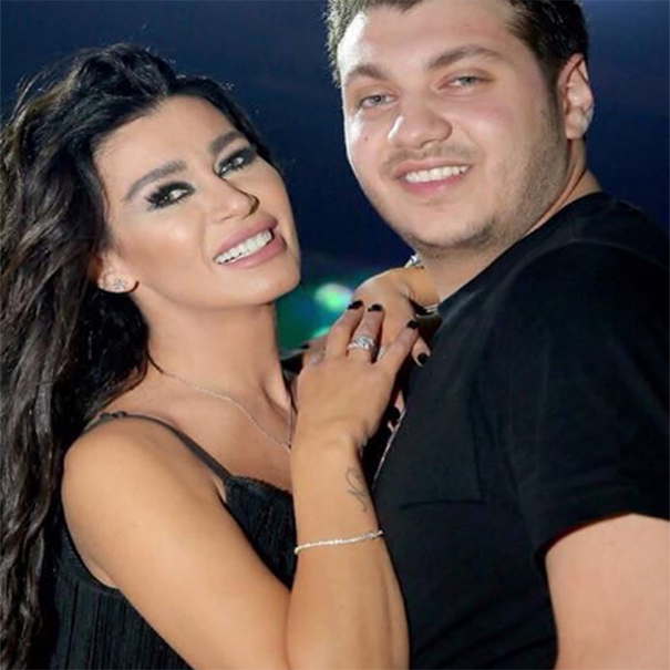 نادين الراسي و ابنها مارك