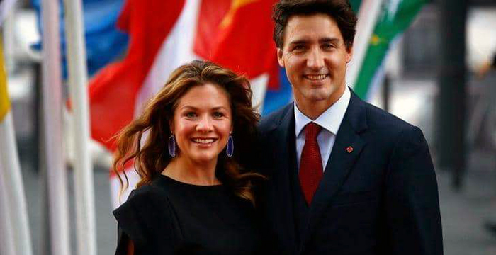 رئيس وزراء كندا وزوجته
