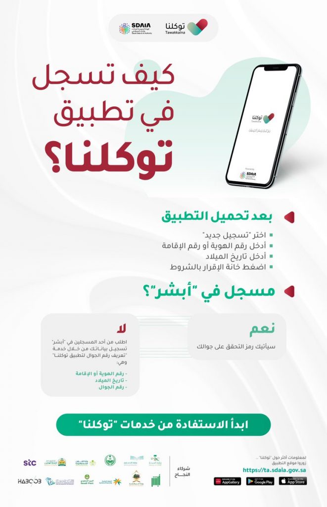 السعودية رقم توكلنا رقم التواصل