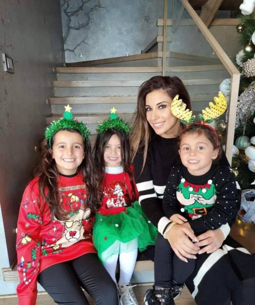 زينة المرعبي وأطفالها