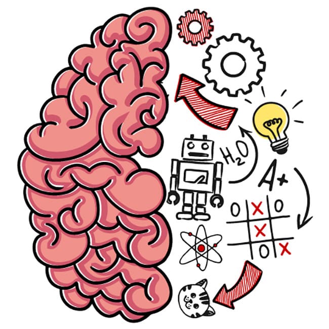 لعبة brain test