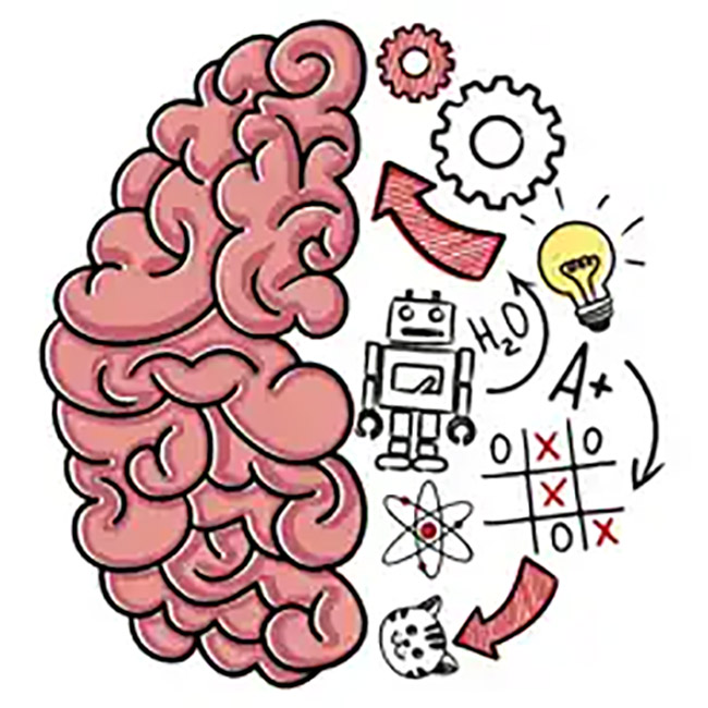 لعبة brain test