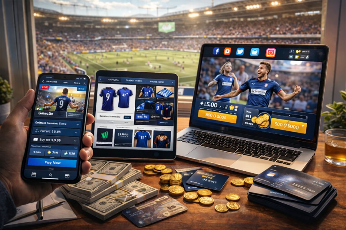 تستفيد أندية كرة القدم من المنصات الرقمية لتوليد الإيرادات