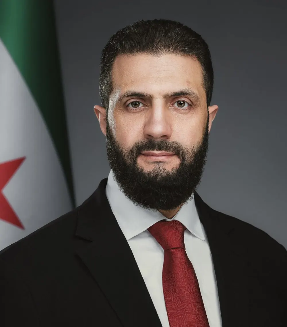 الرئيس السوري أحمد الشرع